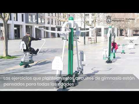 Renovación de circuitos de gimnasia al aire libre de Pamplona