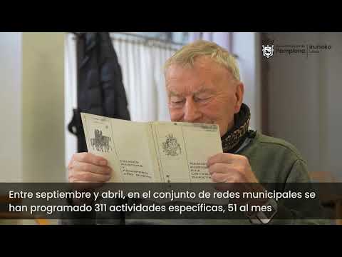 Casi el 50% de los barrios de Pamplona tiene redes de mayores