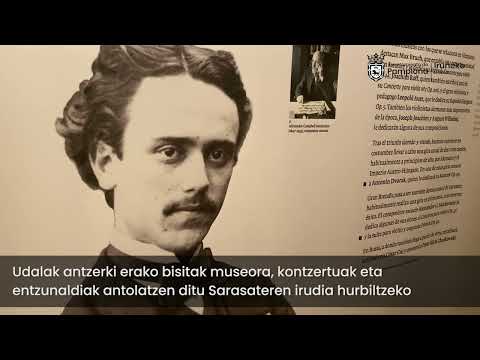 Pablo Sarasate en el Palacio Condestable (euskera)