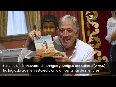 Recepción niños y niñas saharauis