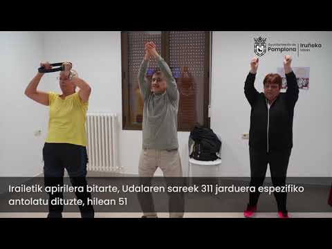 Iruñeko auzoen ia erdiek adinekoen sareak dituzte