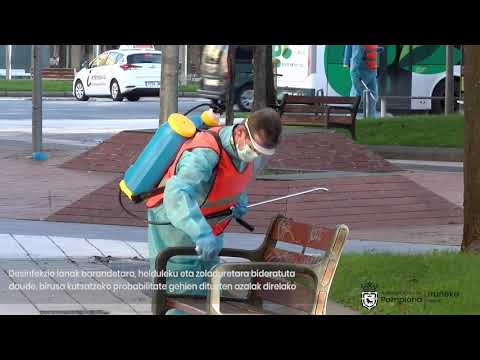 Vídeo desinfección euskera