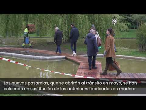 El lago de Yamaguchi estrena nuevas pasarelas fabricadas por el Tajo de Soldadura de Pamplona