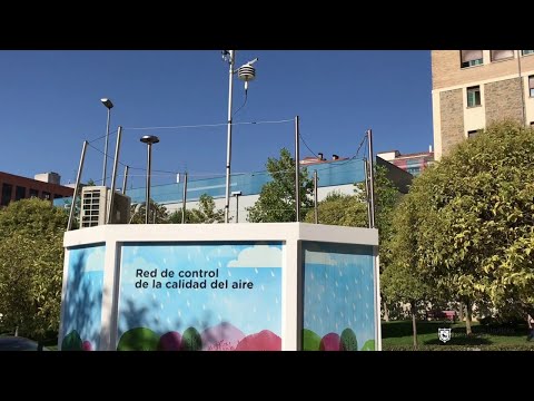 Estación de control de la calidad del aire en Plaza Felisa Munárriz