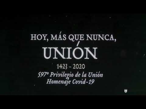 Privilegio de la Unión. Homenaje a las victimas del Covid-19