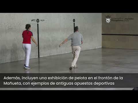 Visitas guiadas sobre la historia de la pelota vasca en Pamplona 