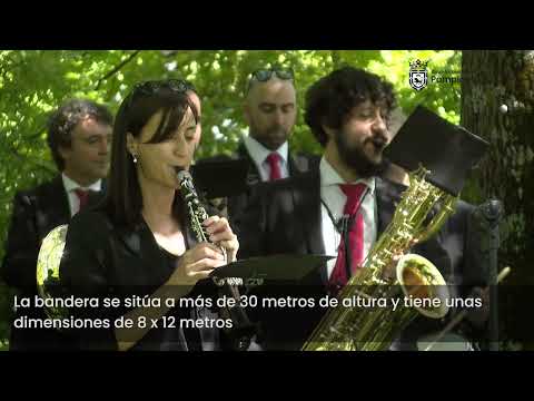 Acto de izado de la bandera