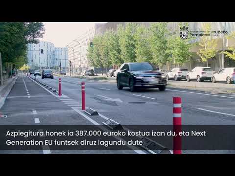 carril bici UPNA Sadar
