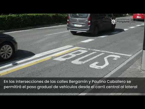 Mejoras en la circulación en Baja Navarra para girar hacia Bergamín y Paulino Caballero