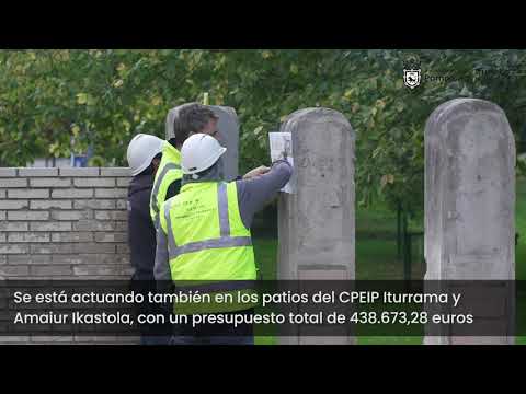 Obras de renaturalización de patios escolares