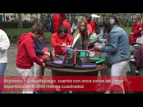 Birjolastu JuegoRejuego apuesta por la imaginación y el entretenimiento a través del reciclaje