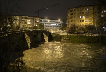 Crecida del río Arga