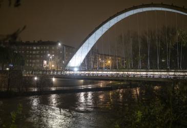 Crecida del río Arga