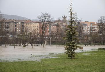 Crecida del río Arga