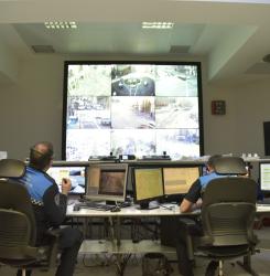 Nuevo vídeowall Policía Municipal 