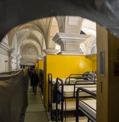 Visita al albergue Jesús y María