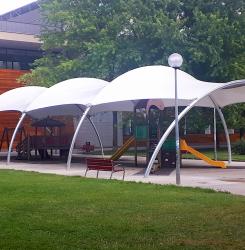 cubiertas parques infantiles