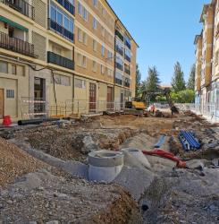 Obras en Txantrea 