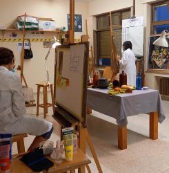 medidas anticovid en la Escuela Municipal de Artes y Oficios - Catalina de Oscáriz