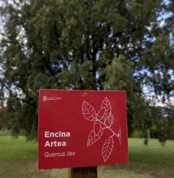 señalización informativa de los valores ambientales y culturales
