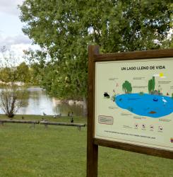 señalización informativa de los valores ambientales y culturales