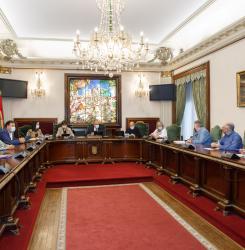 Integrantes de la comisión covid del ayuntamiento