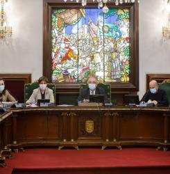Integrantes de la comisión covid del ayuntamiento