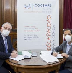 Firma convenio Cocemfe