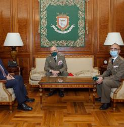 Recepción comandante militar