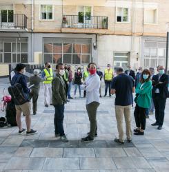 Visita obra patinódromo San Jorge 