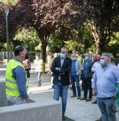 Visita obra patinódromo San Jorge 
