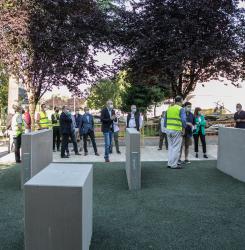 Visita obra patinódromo San Jorge 