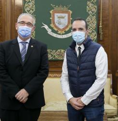 Visita alcalde de Nájera 