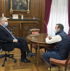Visita alcalde de Nájera