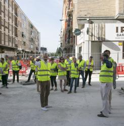 Visita obras Manuel de Falla