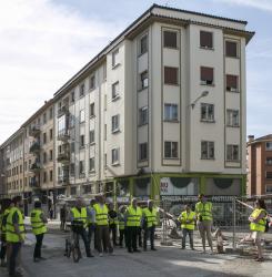 Visita obras Manuel de Falla