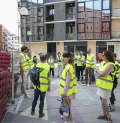 Visita obras Manuel de Falla