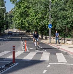 Visita carril bici Labrit