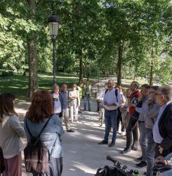 Visita carril bici Labrit