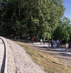Visita carril bici Labrit