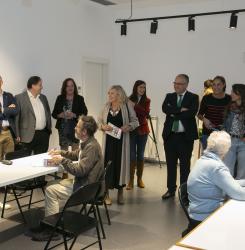 Visita de la comisión de Asuntos Ciudadanos al centro comunitario Plazara