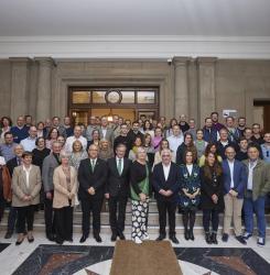 El alcalde de Pamplona recibe al alcalde de Paderborn