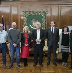 Reunión del alcalde Maya con el presidente de la Federación Española de Rugby