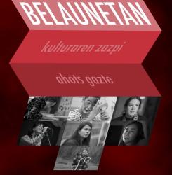 poster loreak belaunetan