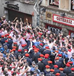 gaiteros en la plaza