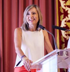 La alcaldesa Cristina Ibarrola