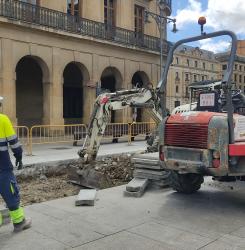 obras plaza del Castillo
