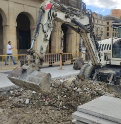obras plaza del Castillo