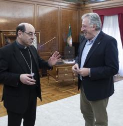 Encuentro del alcalde con el arzobispo