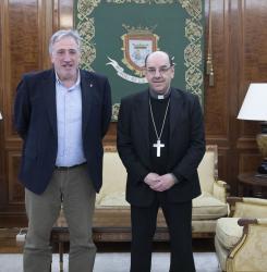 Encuentro del alcalde con el arzobispo